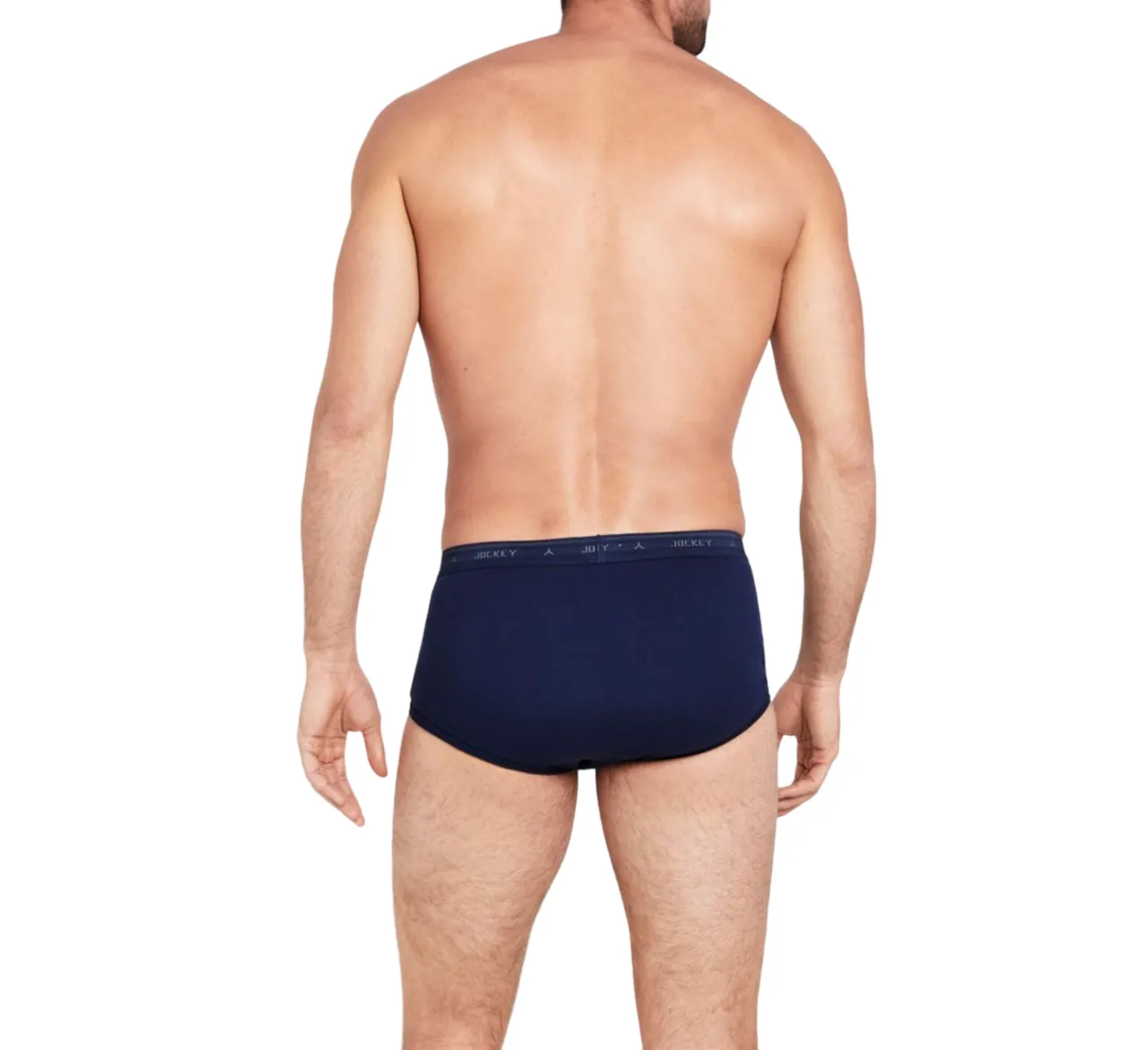 2 x Jockey Navy Y-Front Mens Underwear Briefs