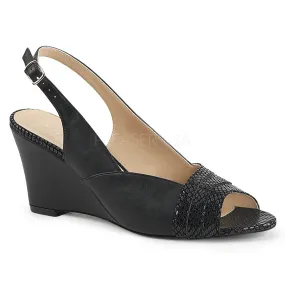 3 Inch Heel KIMBERLY-01SP Black Pu