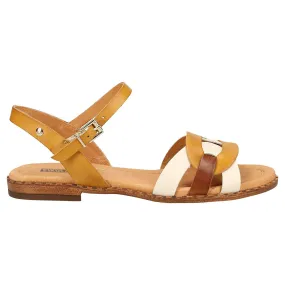 Algar Calfskin Leather Women's Strappy Flat Sandals