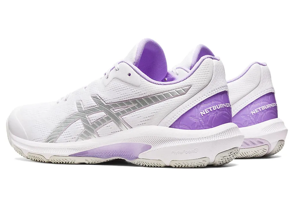 Asics Netburner Shield FF Womens White/Pure Silver