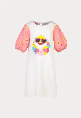 Baby Shark Printed Flare Elasticated Dress