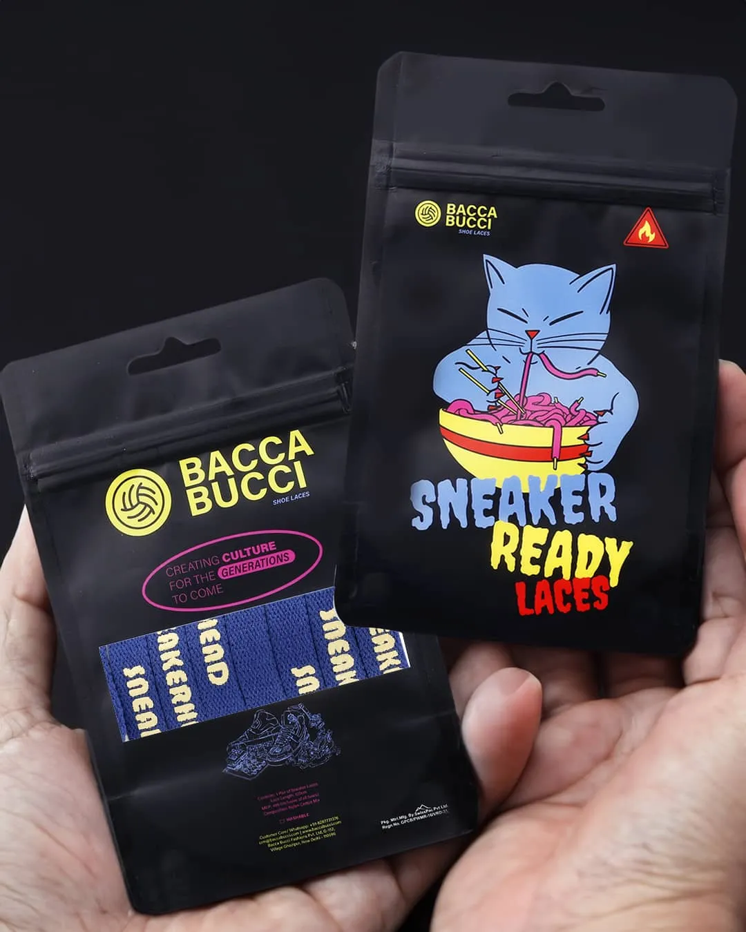 Bacca Bucci "SNEAKERHEAD" Sneaker Laces