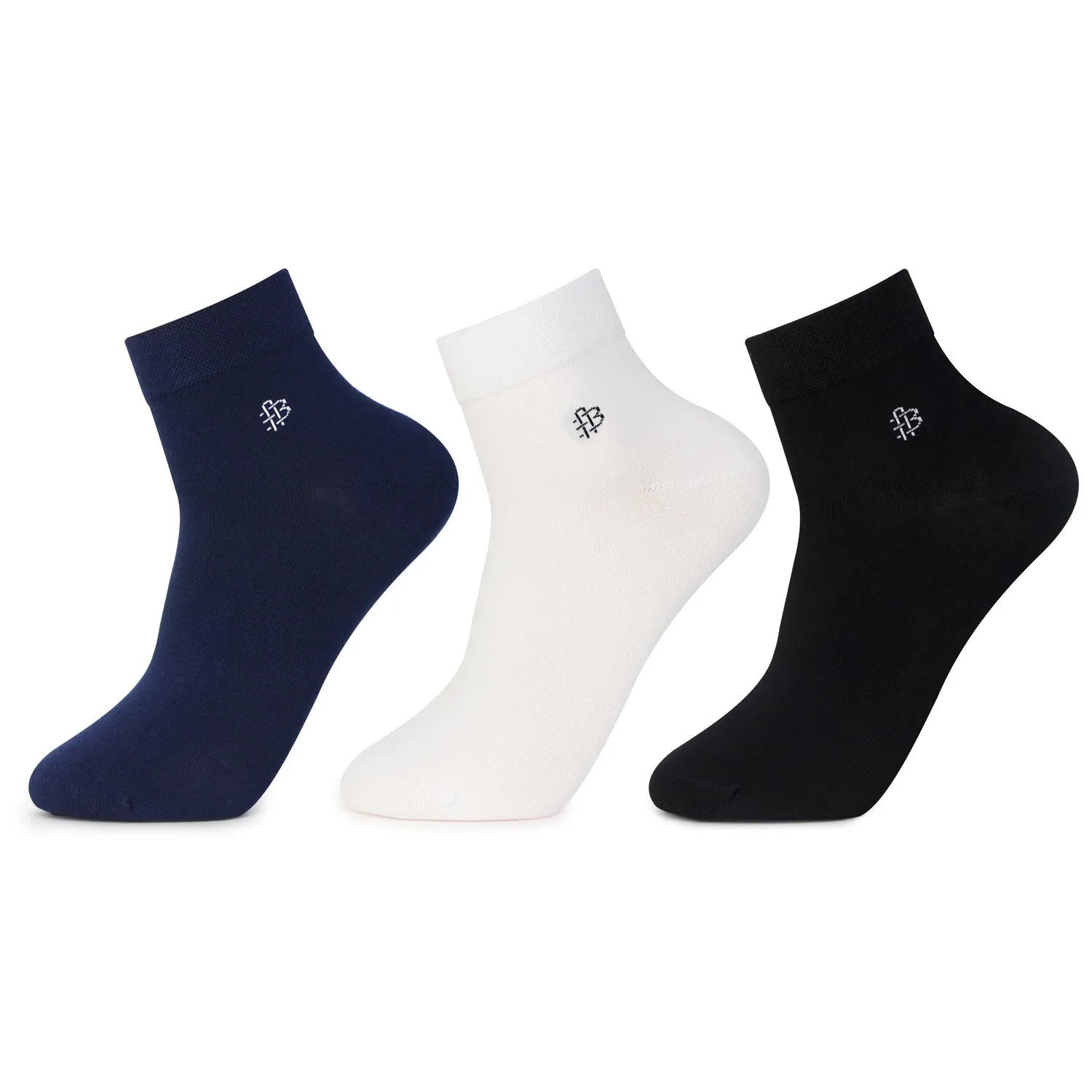 Bamboo Ankle Socks made from Fiber for Men - Pack of 3