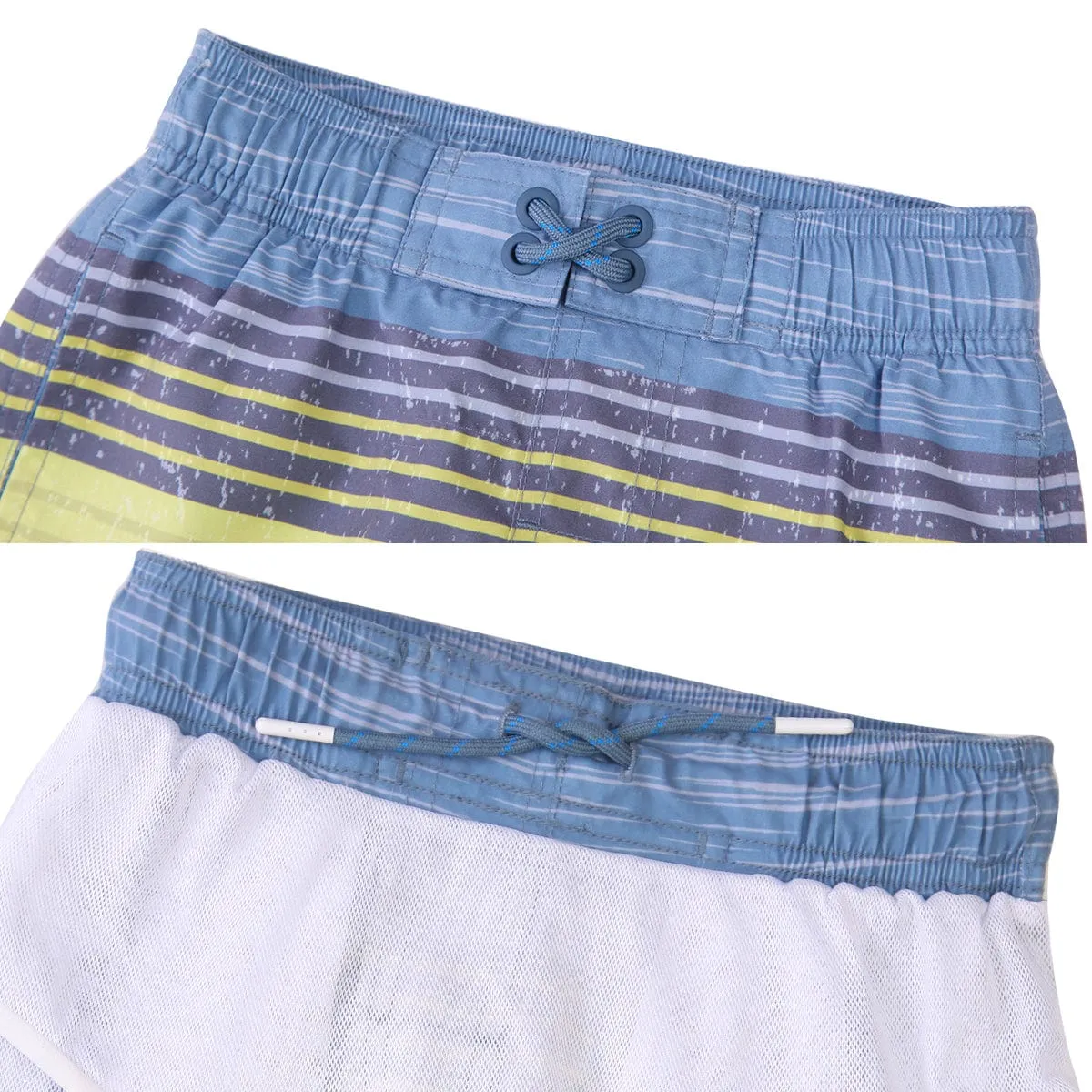 Boys' Quick Dry Mesh Lined Swim Trunks