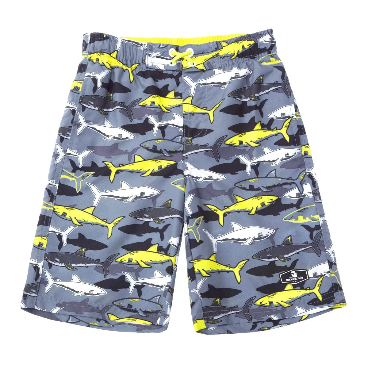 Boys' Quick Dry Mesh Lined Swim Trunks