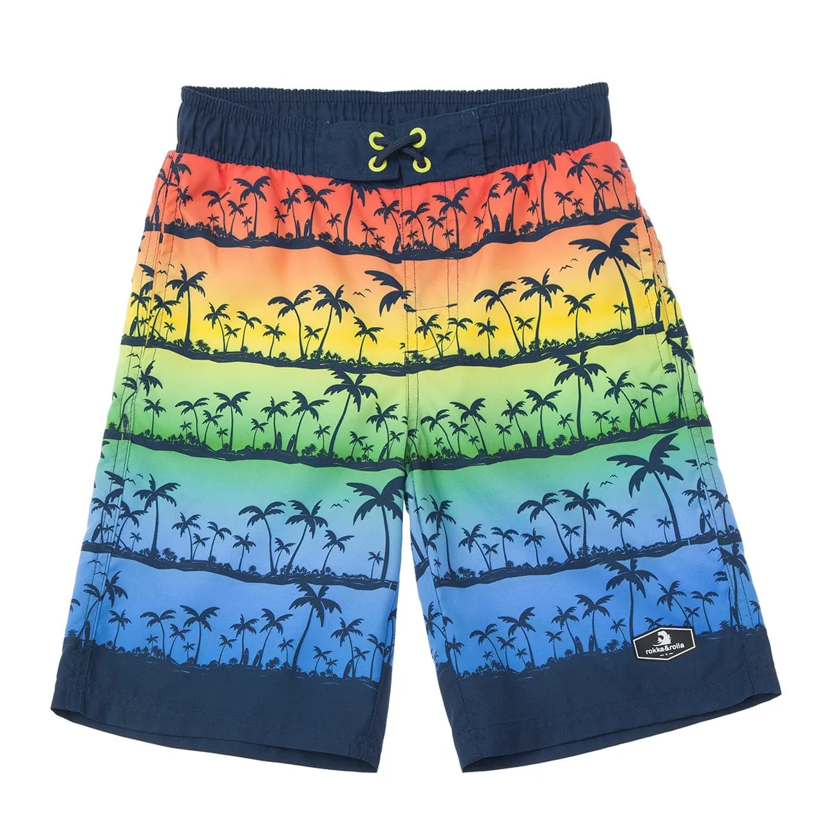 Boys' Quick Dry Mesh Lined Swim Trunks