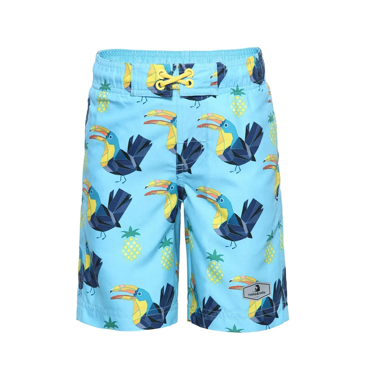 Boys' Quick Dry Mesh Lined Swim Trunks