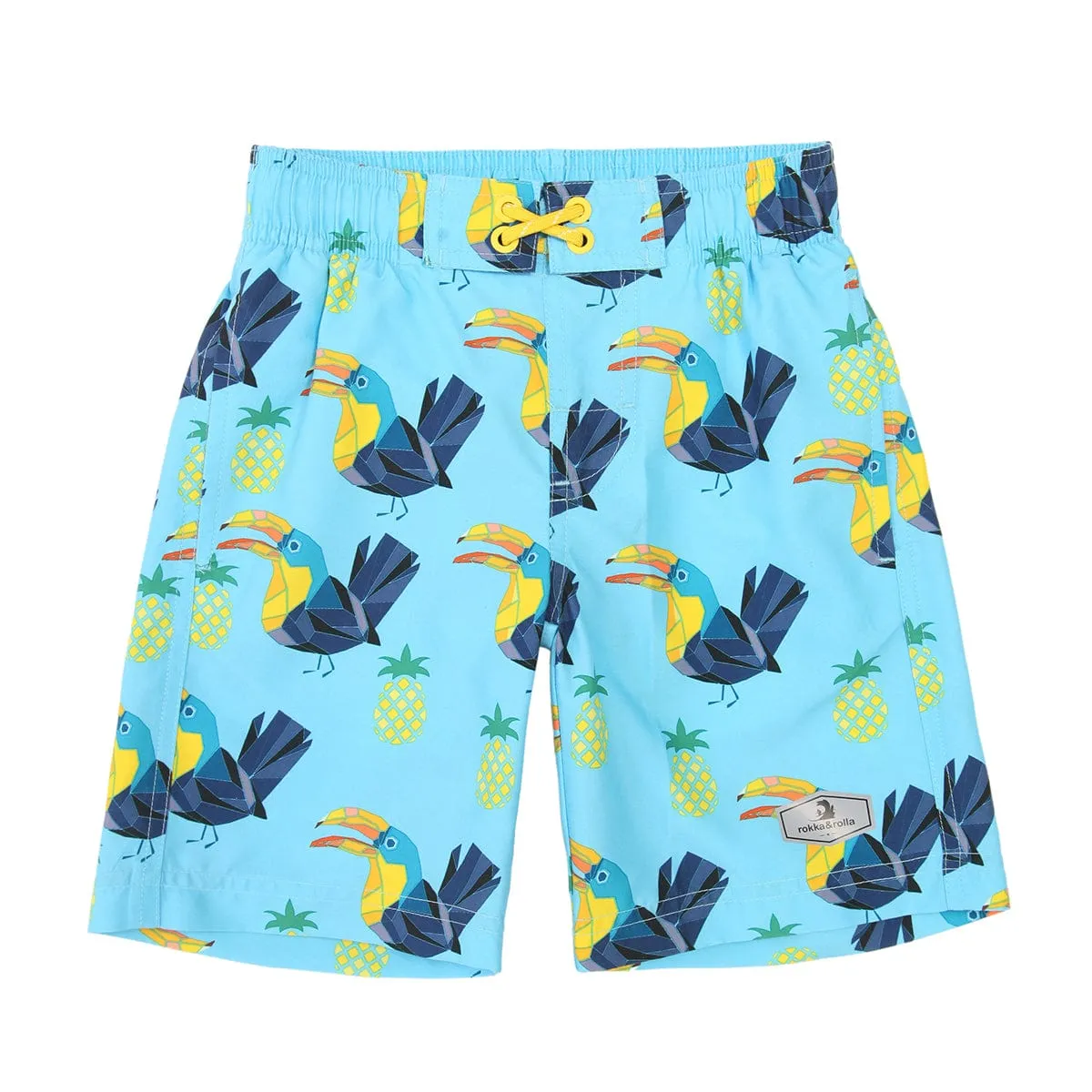 Boys' Quick Dry Mesh Lined Swim Trunks