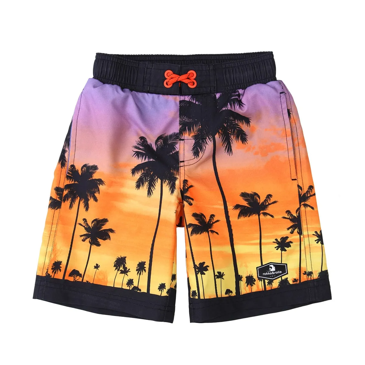 Boys' Quick Dry Mesh Lined Swim Trunks