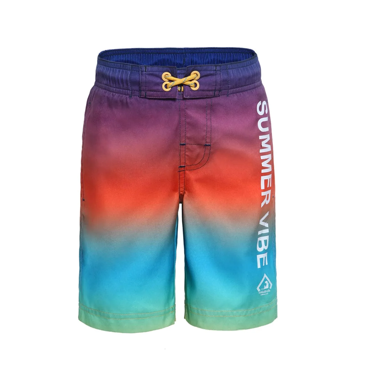 Boys' Quick Dry Mesh Lined Swim Trunks