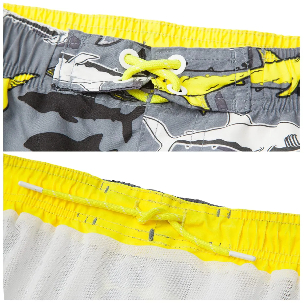 Boys' Quick Dry Mesh Lined Swim Trunks