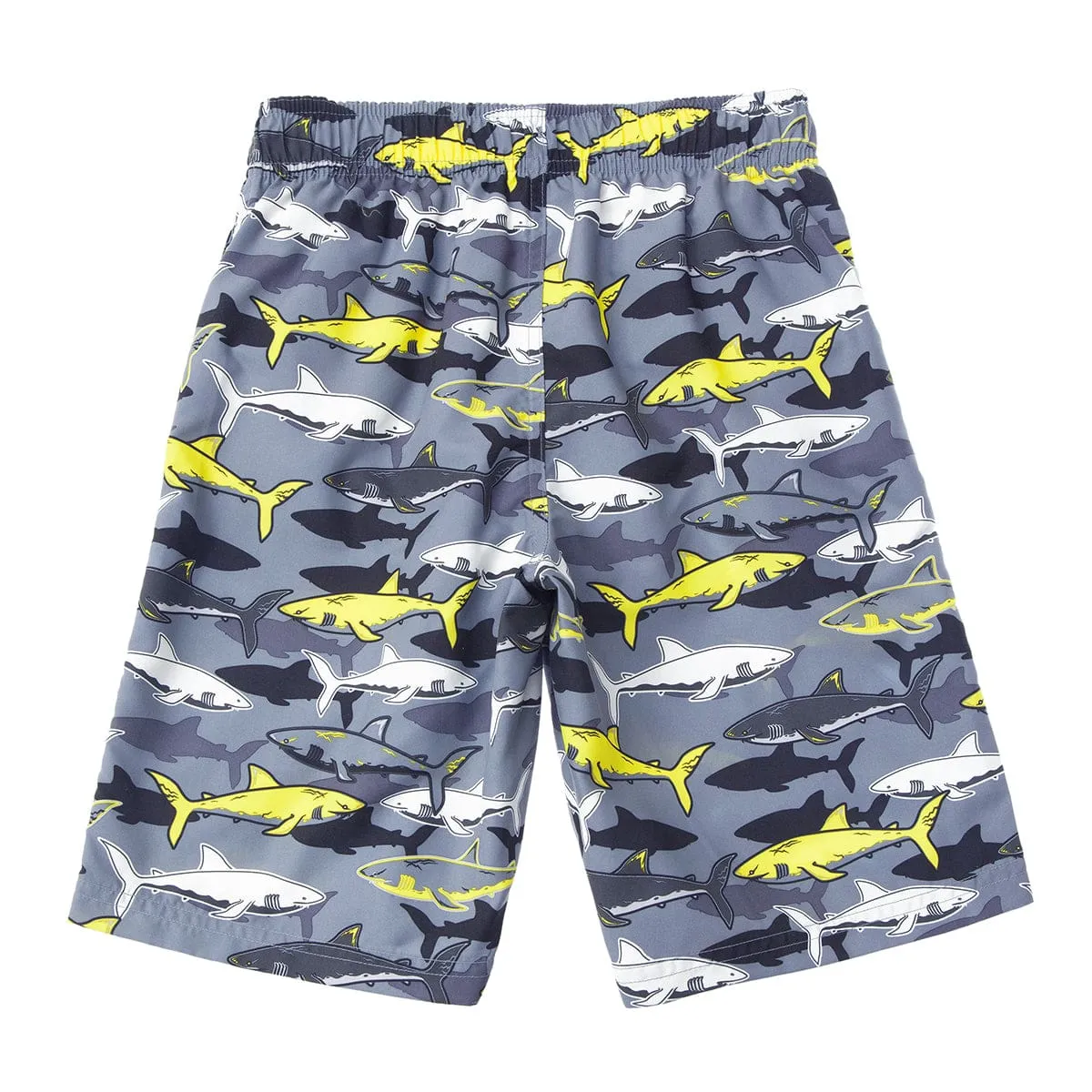 Boys' Quick Dry Mesh Lined Swim Trunks