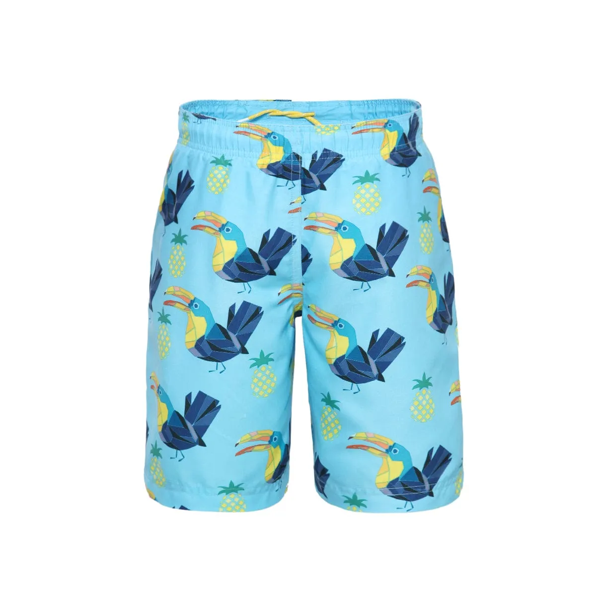 Boys' Quick Dry Mesh Lined Swim Trunks