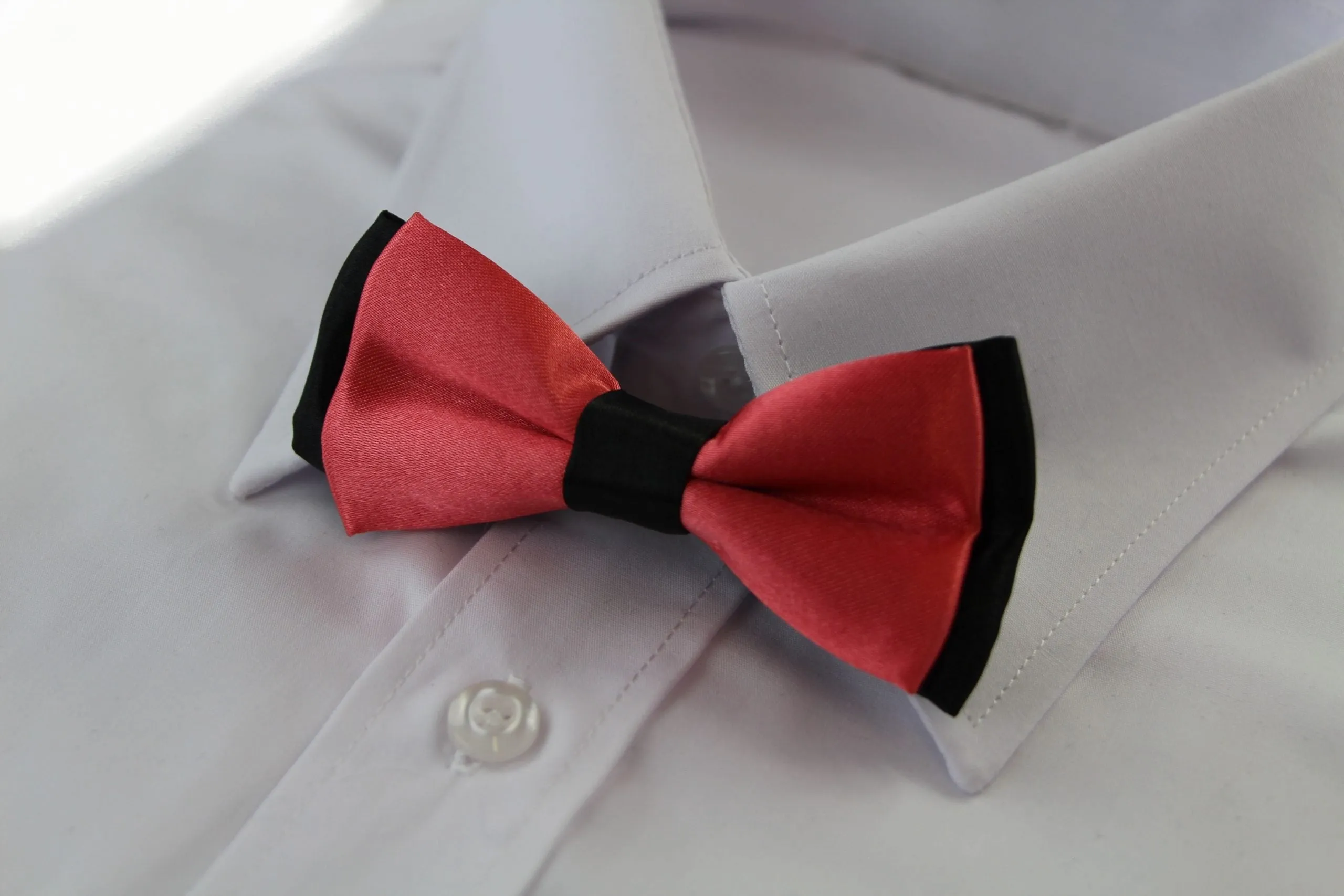 Boys Watermelon Two Tone Layer Bow Tie