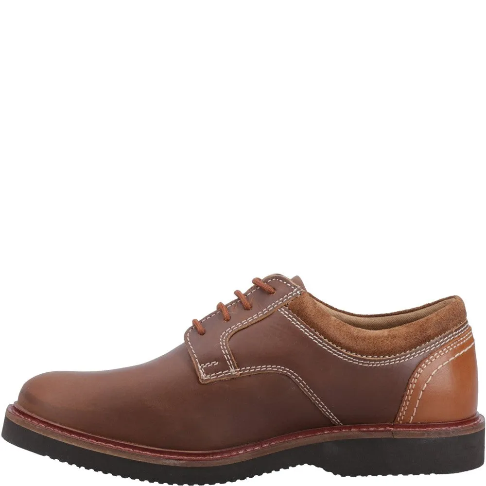 Brown Wheeler Lace-Up Shoes