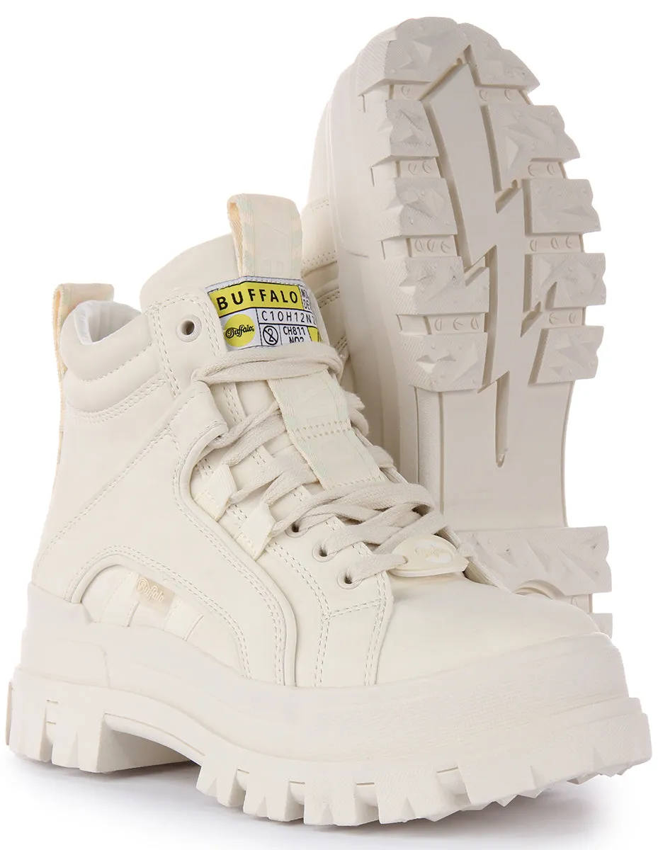 Buffalo Aspha Nc Mid In Off White For Women