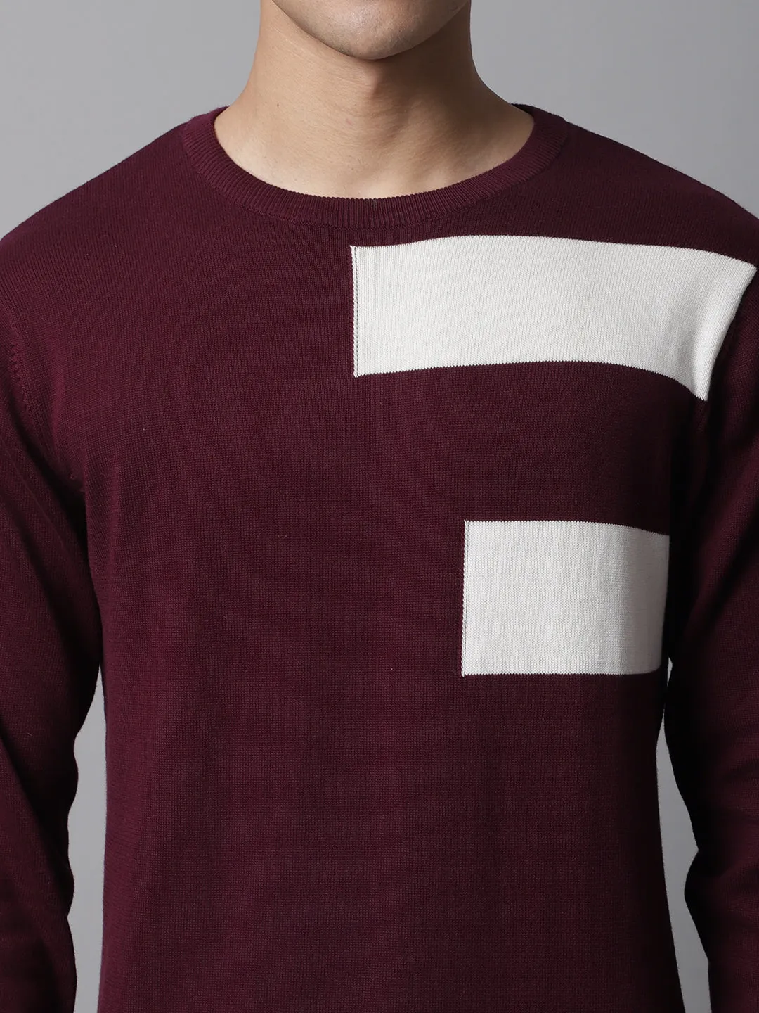 Cantabil  Wine Men Sweater