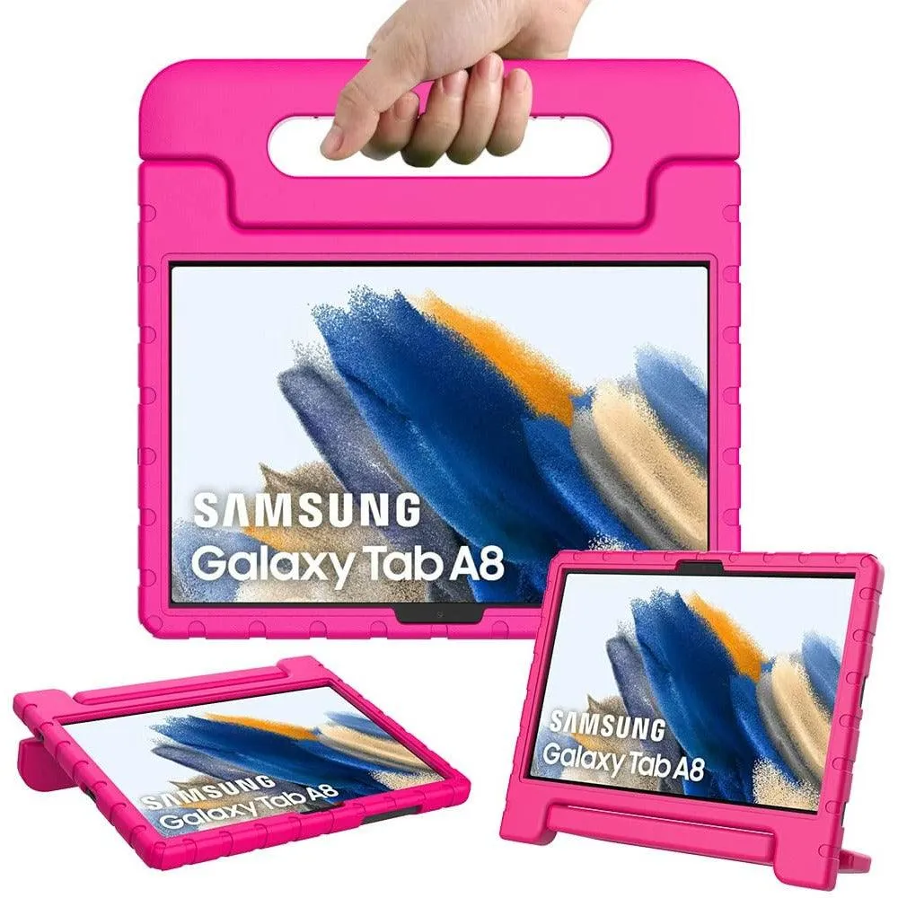 Caseguru 10.5" Samsung Galaxy Tab A8 Folio Case for Kids with Handle - Pink | 047749