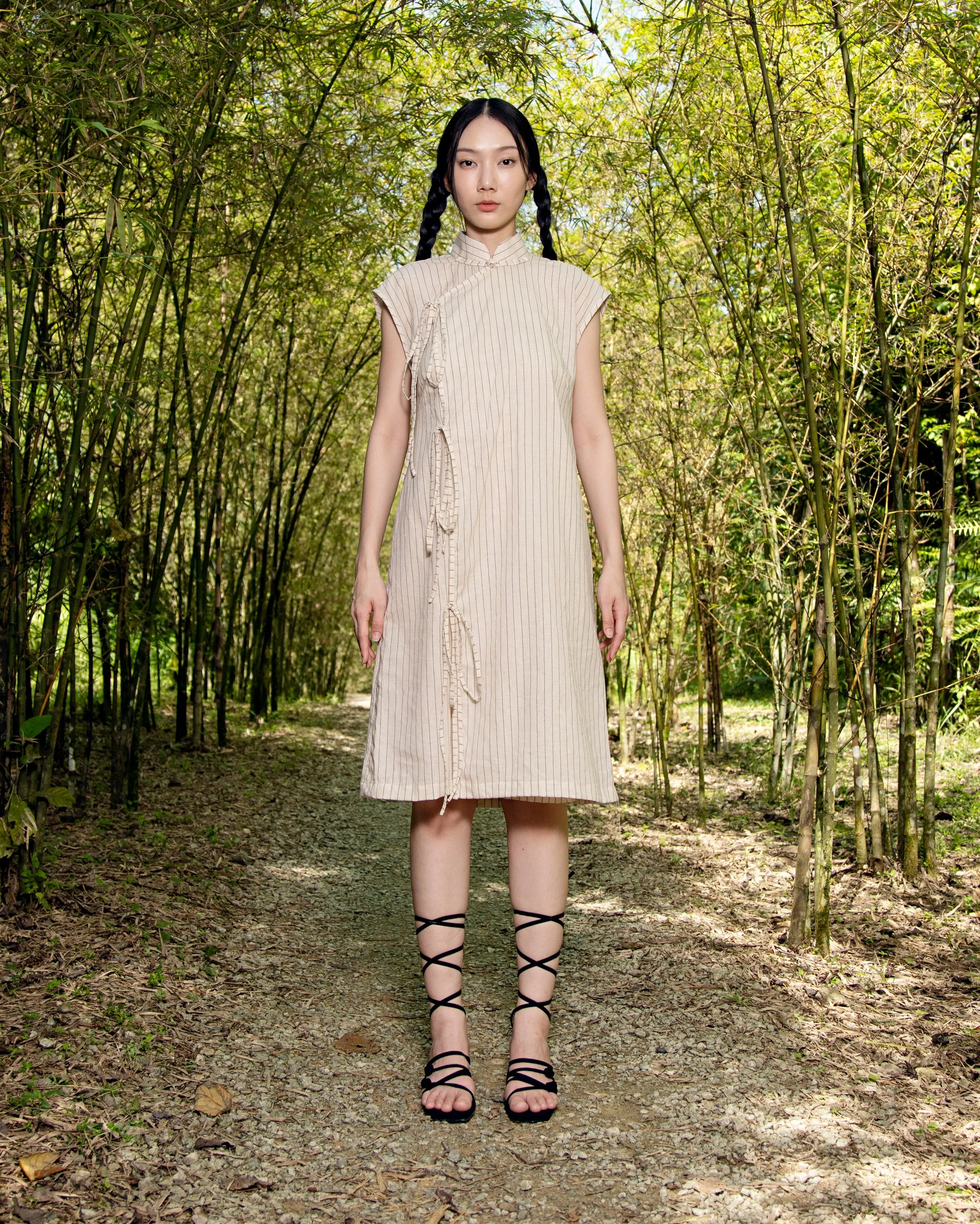 Cheongsam Silang (Cream Linen)