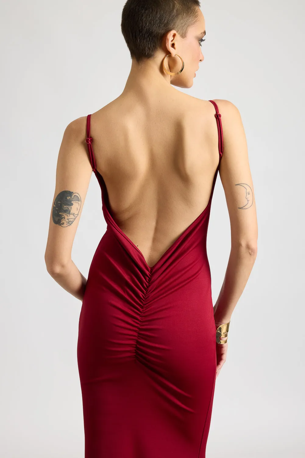 Cherry Dream Backless Dress