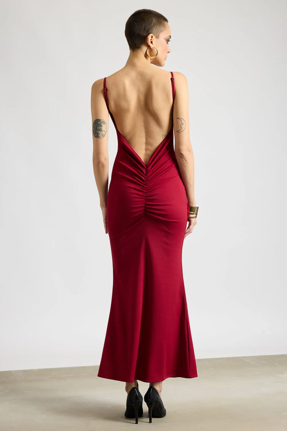 Cherry Dream Backless Dress