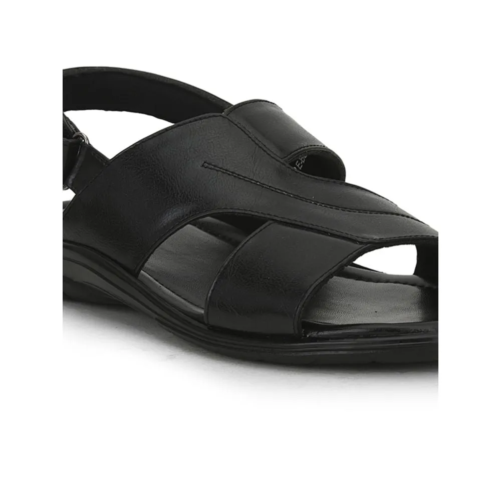 Coolers Casual Black Sandal For Men LB-322E By Liberty