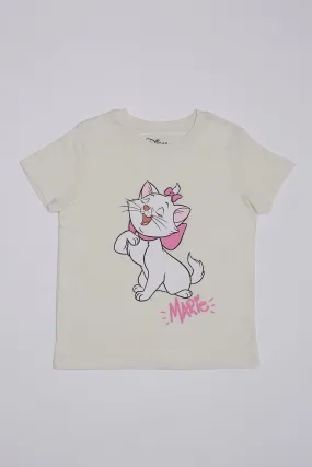 Girls' Marie The Aristocats Graphic Tee