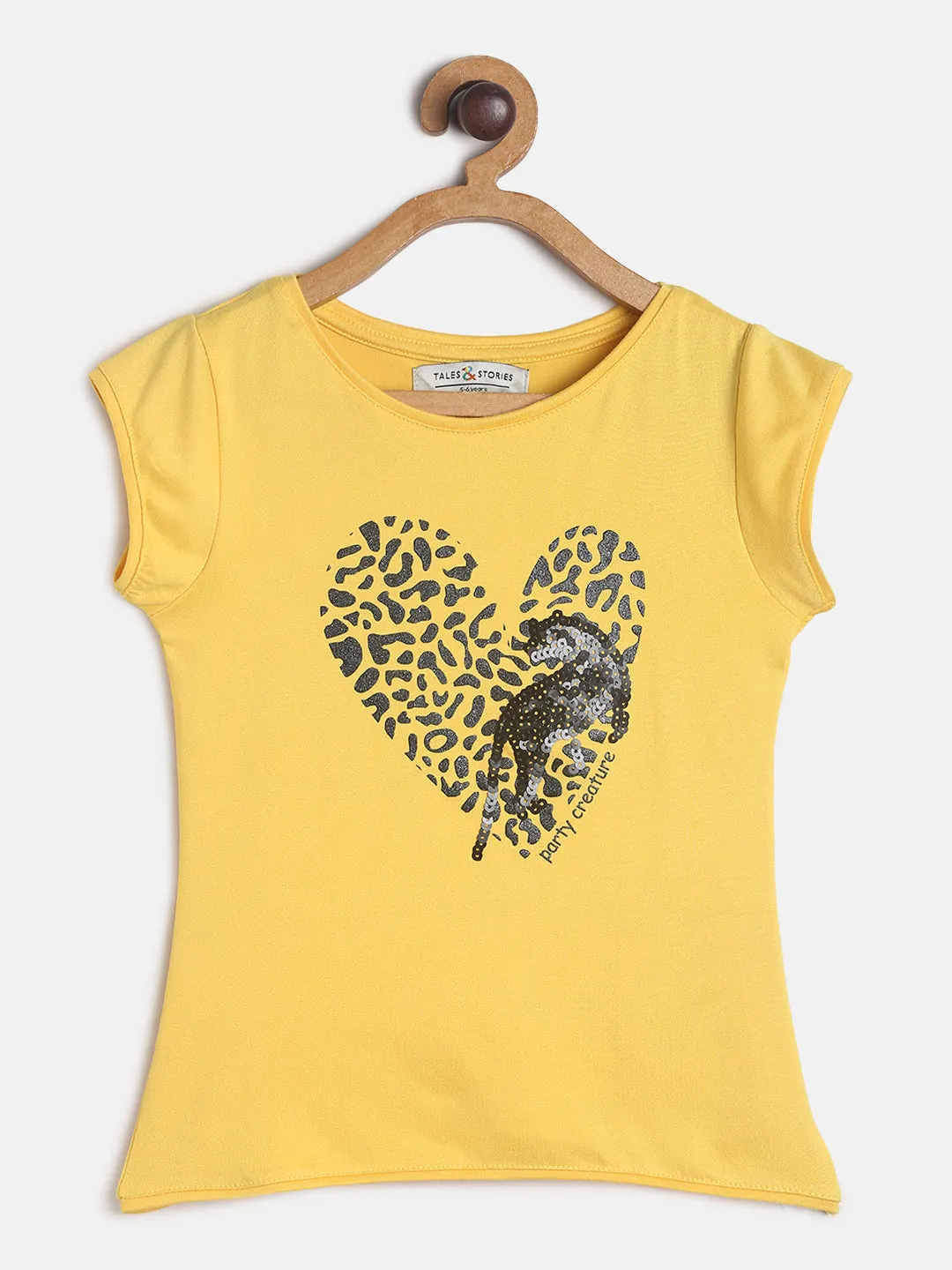 Girls Yellow T-shirt