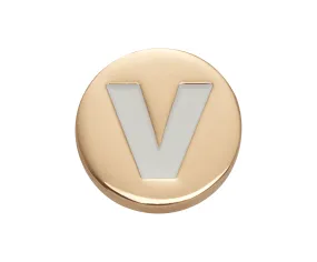 Gold Letter V