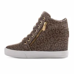 GUESS Darynna 3 High-Top Sneakers Women - BRN