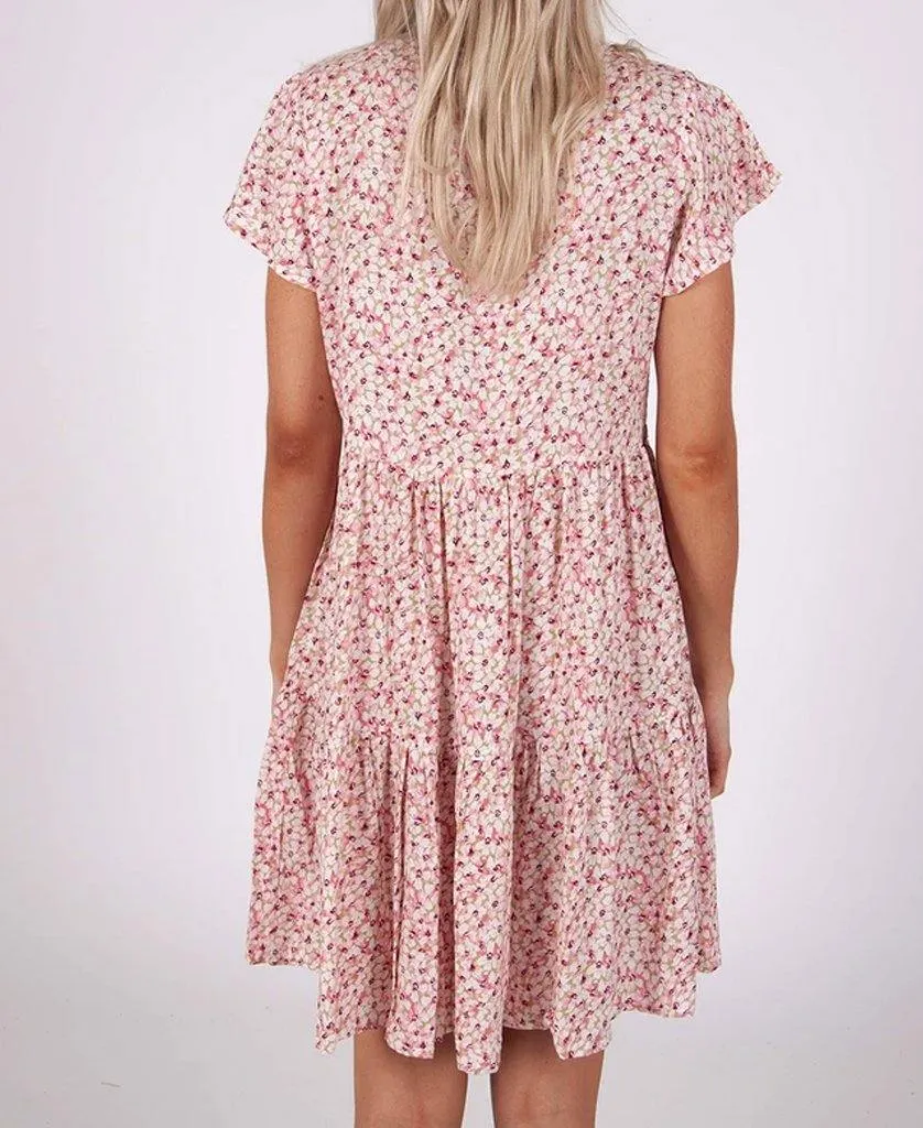 Hannah Dress | Pink Daisy