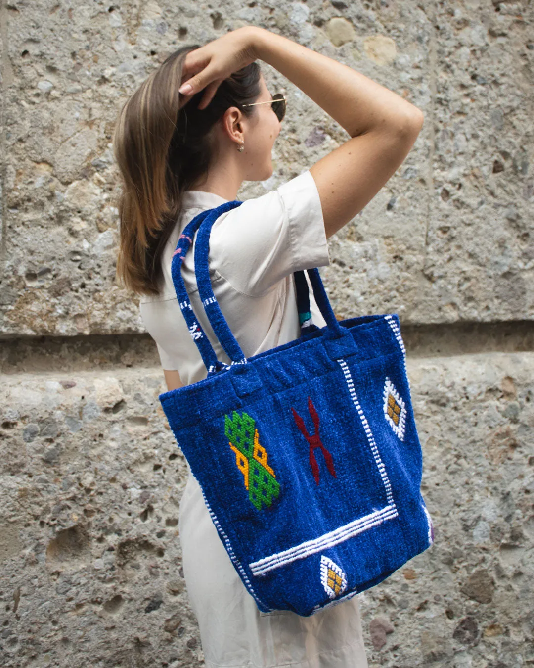 IFULKKI Tote Bag Blue