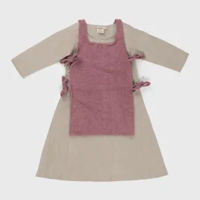 Kids Apron Dress, Natural