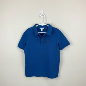 Lacoste Kids Cotton Pique Polo Shirt Blue 10 140 cm