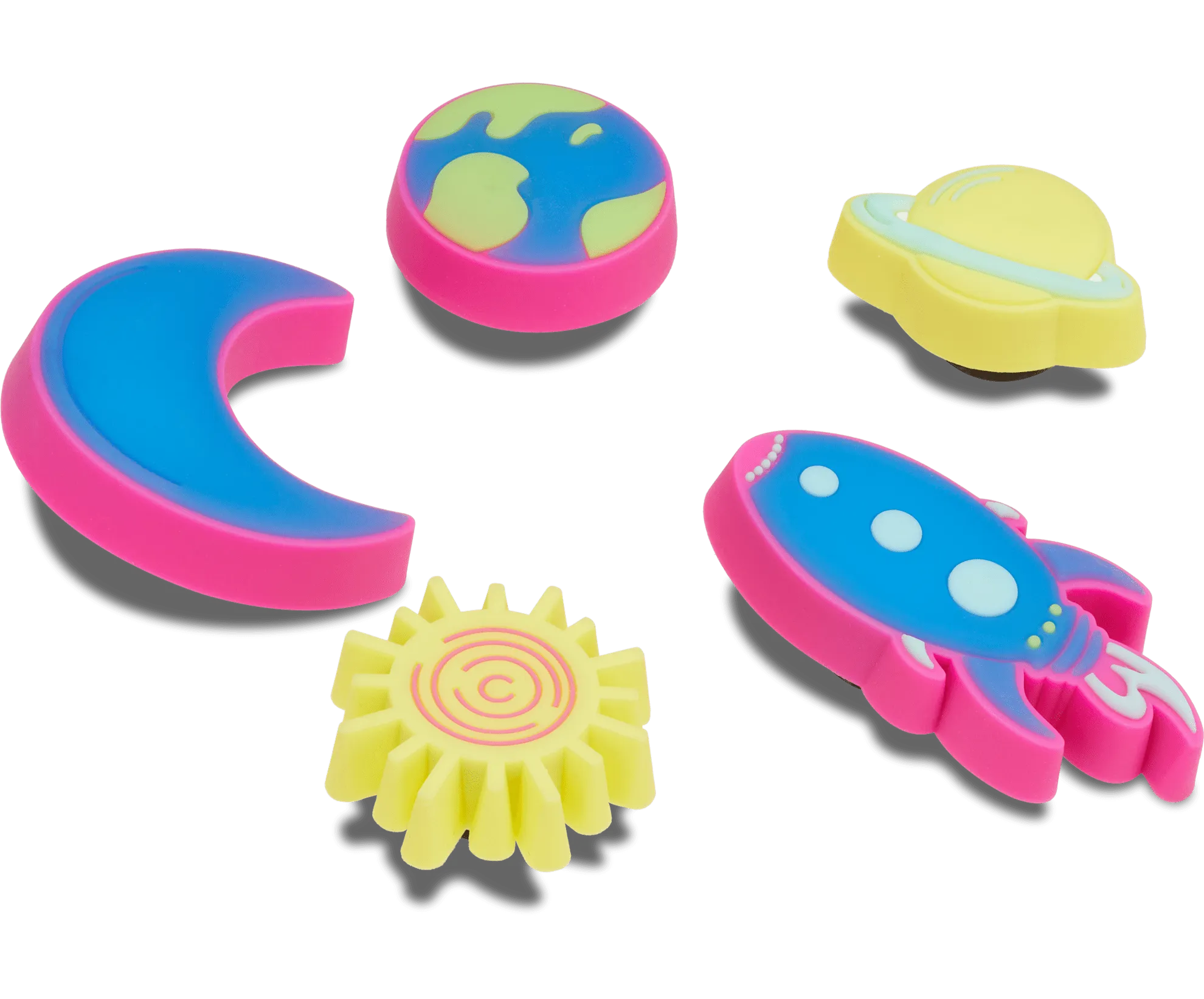 Lights Up Neon Planets 5 Pack