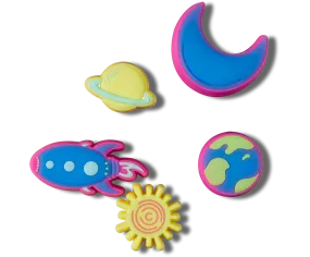 Lights Up Neon Planets 5 Pack