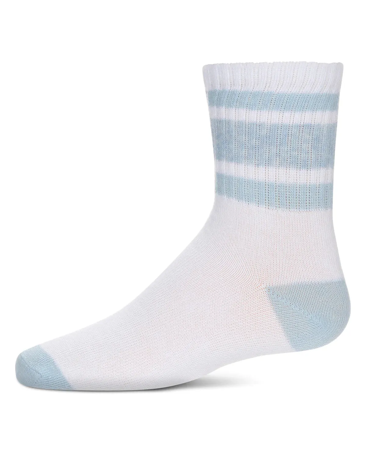 MeMoi Neon Stripe Crew Socks