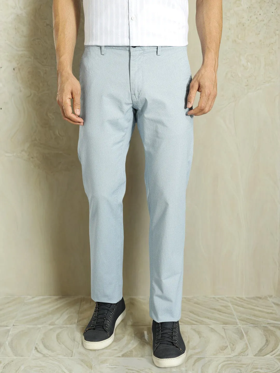 Men Brooklyn Fit Cotton Stretch Trouser