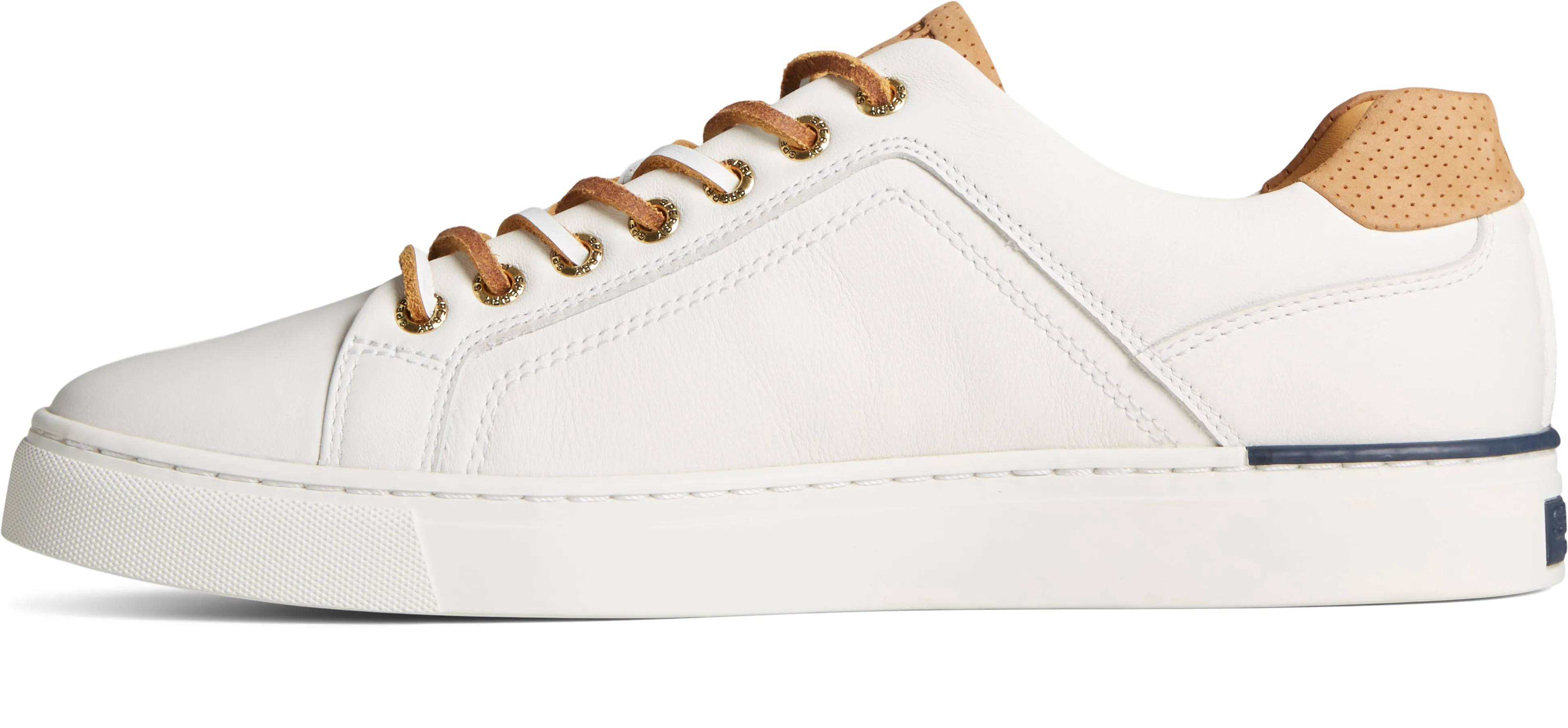 Men's Gold Victura LTT Leather- White