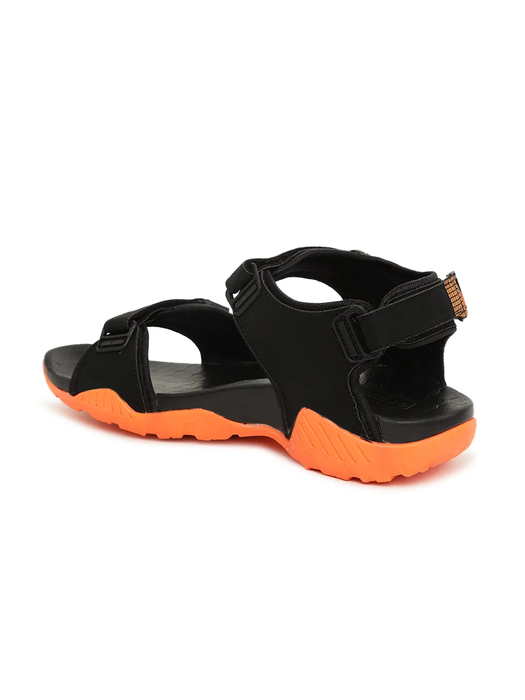 Men's Stimulus Black Ornage Sandal