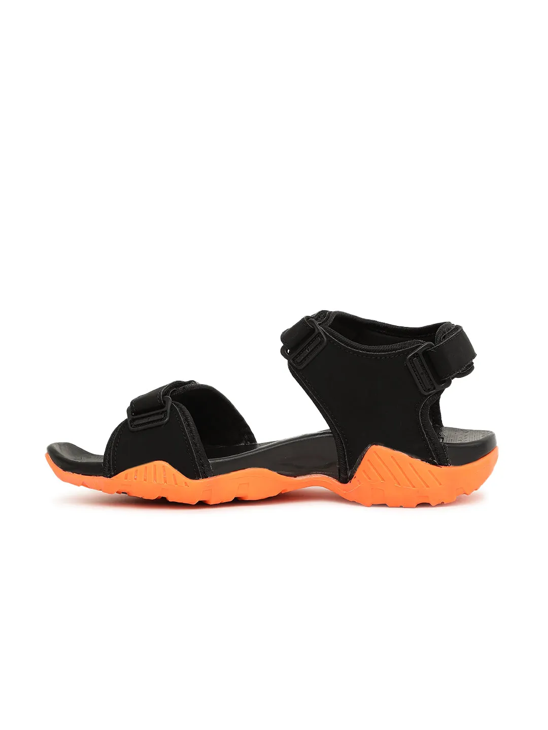 Men's Stimulus Black Ornage Sandal