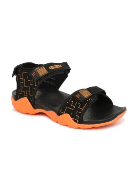 Men's Stimulus Black Ornage Sandal