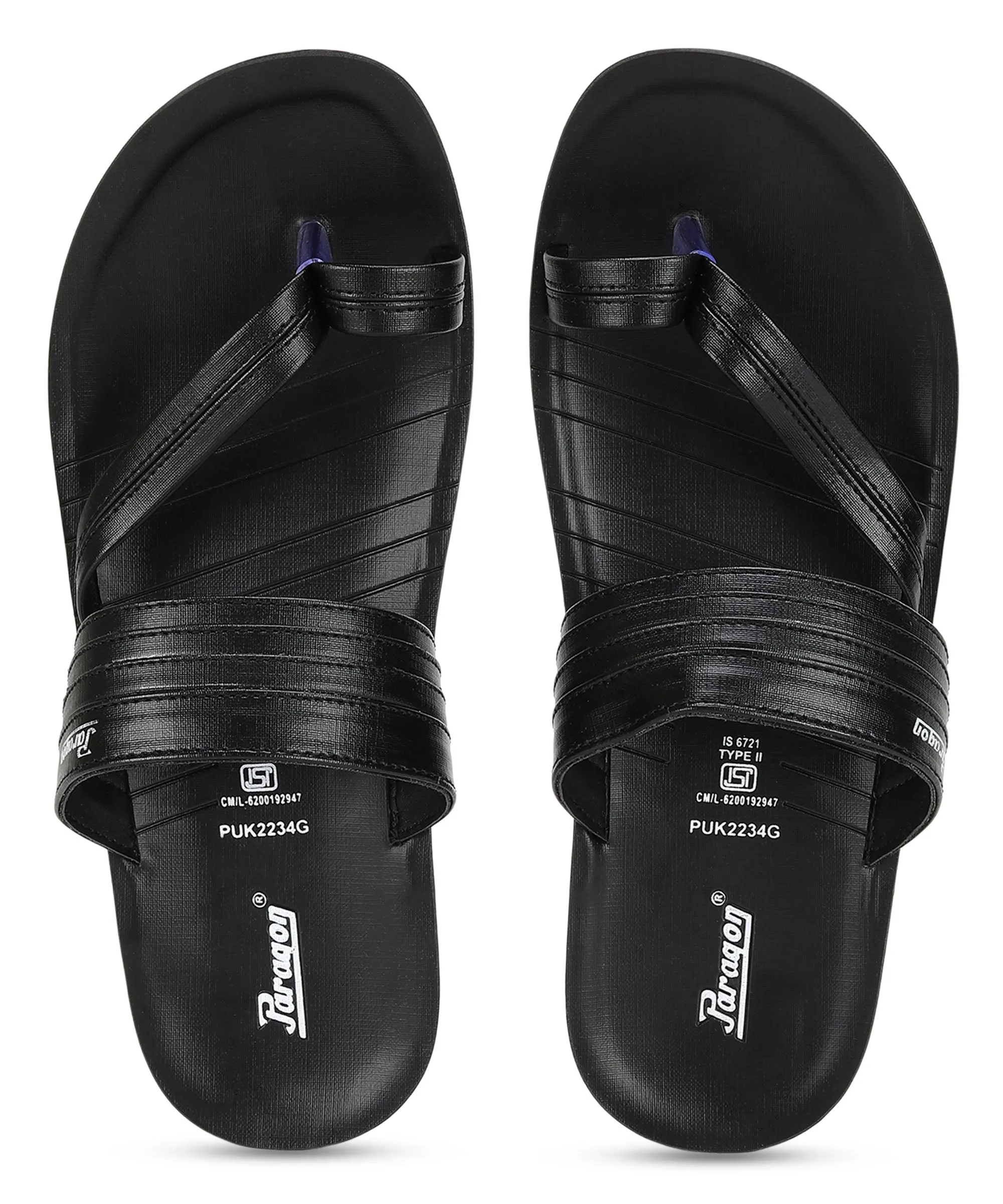 Paragon Men's Casual Slip-on Sandals for Men with Comfortable Sole