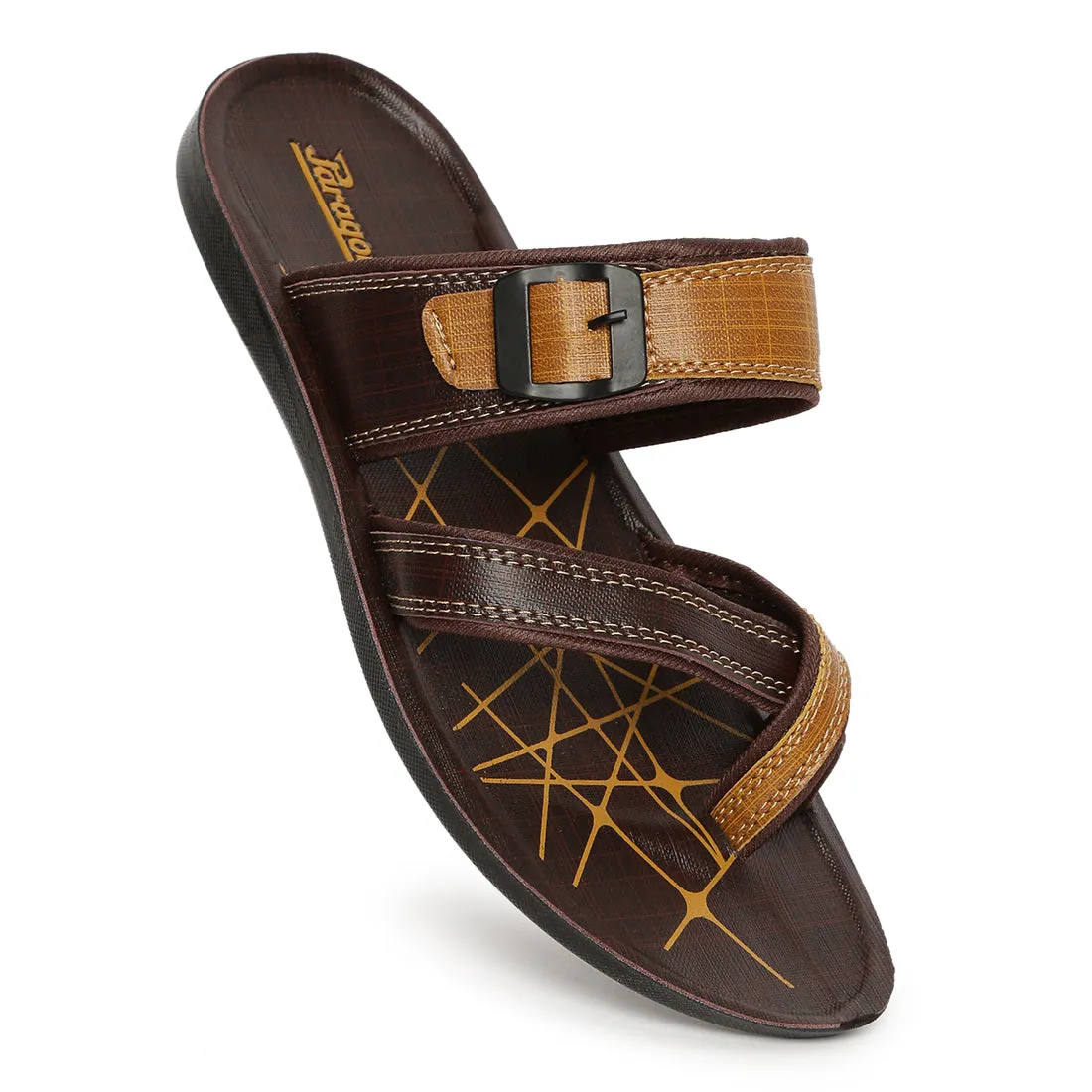 Paragon PU6180GP Men Stylish Sandals | Comfortable Sandals for Daily Outdoor Use | Casual Formal Sandals with Cushioned Soles