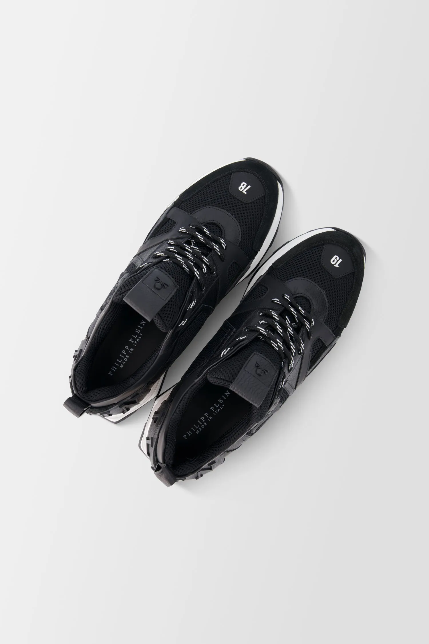 Philipp Plein Black Supercharged Sneakers