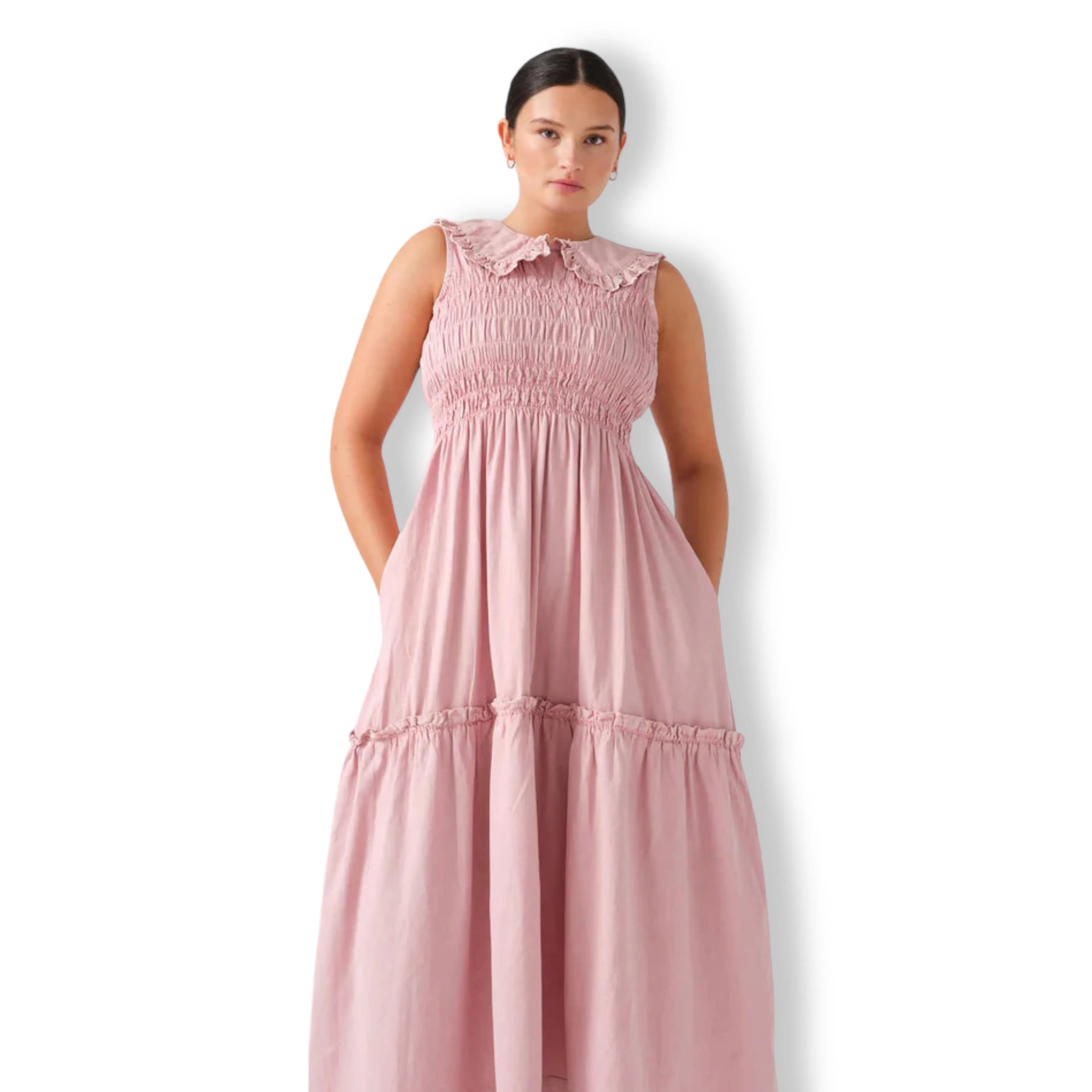 seventy   mochi Sky Dress Dusty Rose