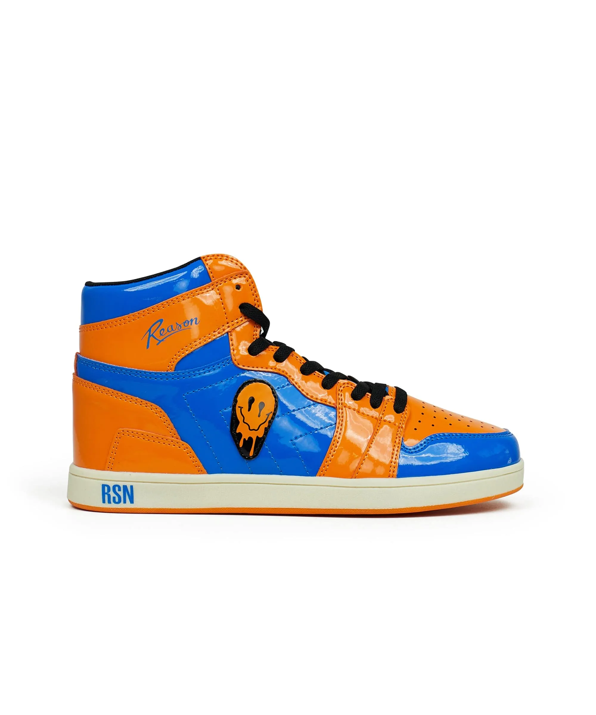 Smiley Sneakers - Blue/Orange