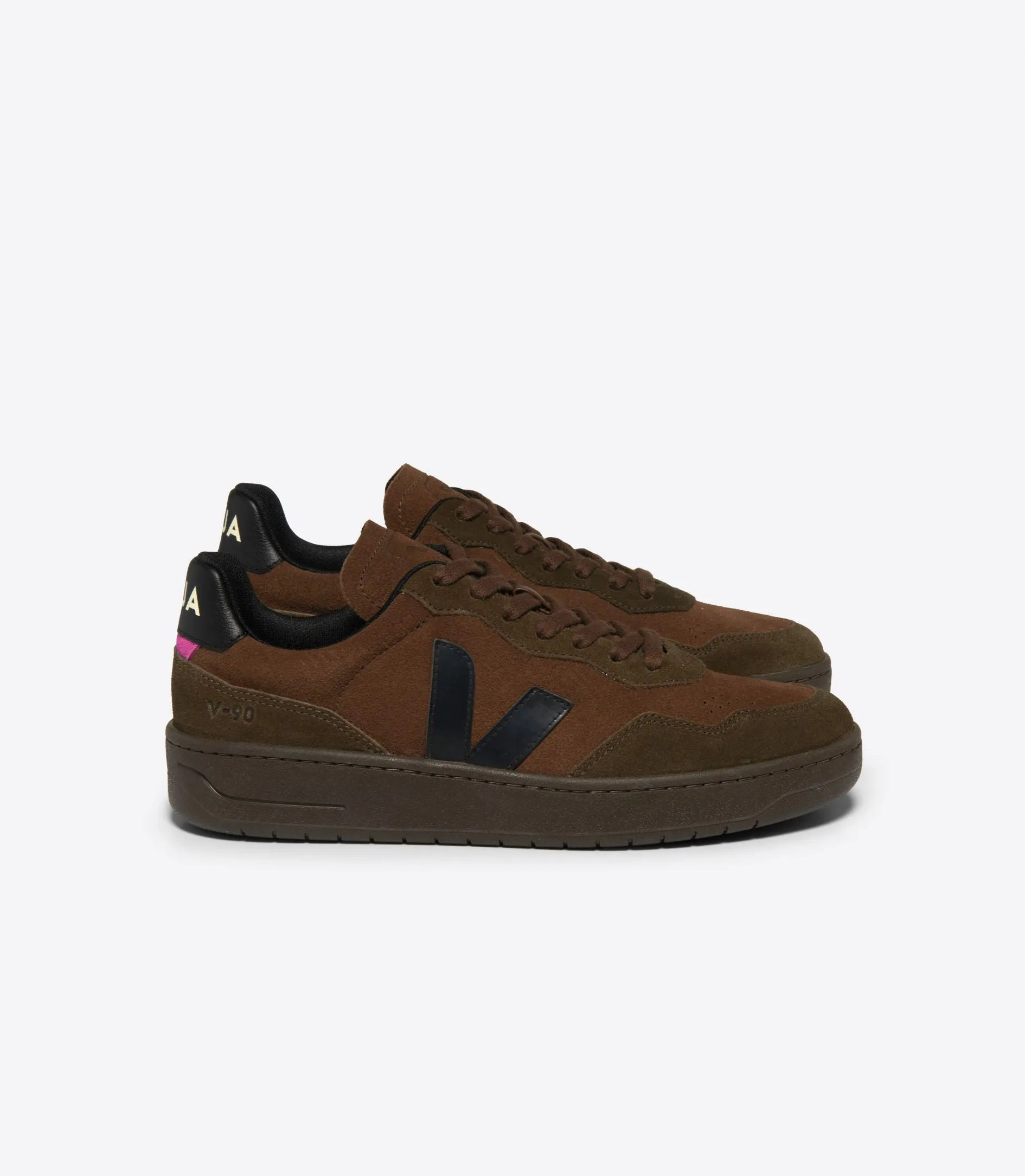 Veja V90 Suede Walnut / Black