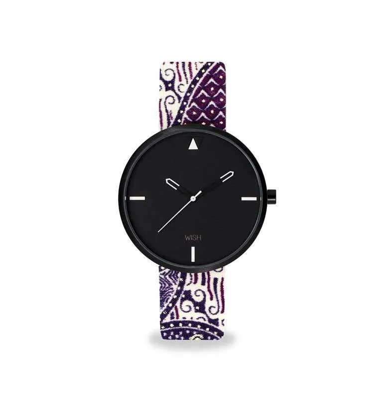 WISH W2002M/10A JAM TANGAN BATIK