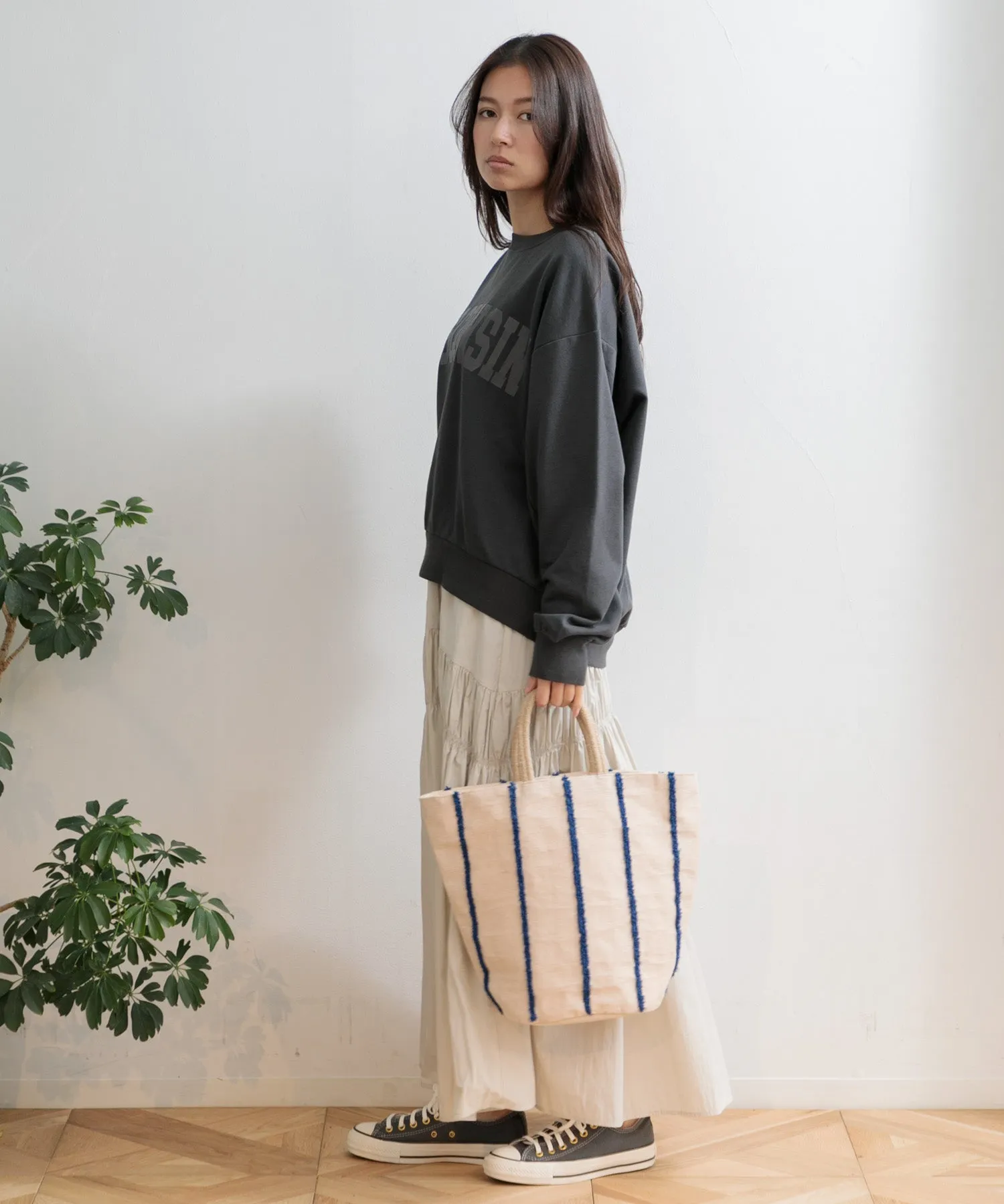 【WOMEN】beej Jute Loopline tote bag